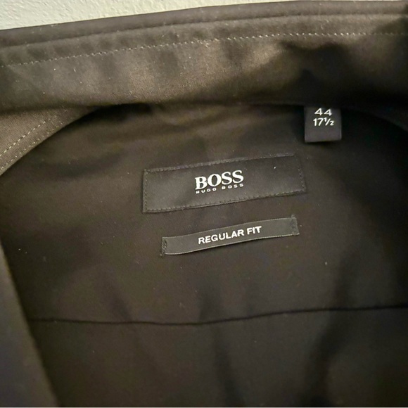 HUGO BOSS ENZO Regular Fit Button Down Dress Shirt 17.5 - Picture 3 of 6